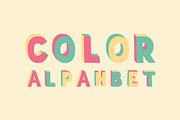 Vector Alphabet. Color