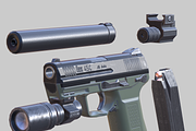 3DRT - Modern firearms HD - HK-45