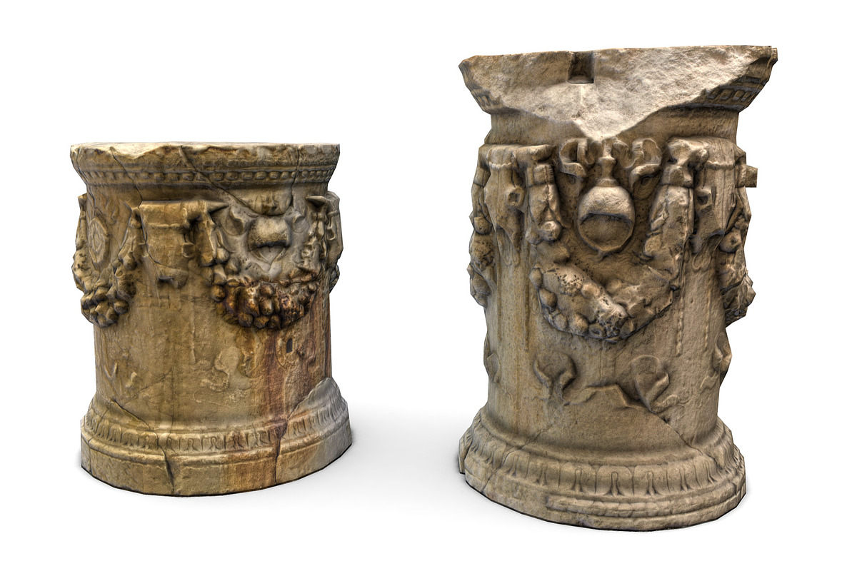 Roman Greek Column Base in Architecture - product preview 8
