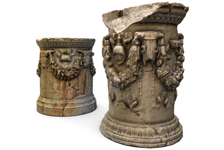 Roman Greek Column Base in Architecture - product preview 1