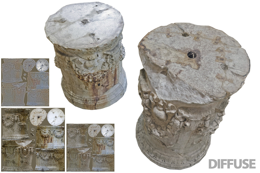 Roman Greek Column Base in Architecture - product preview 5