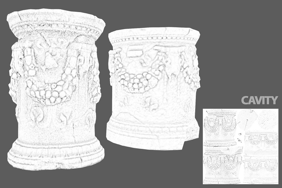 Roman Greek Column Base in Architecture - product preview 37
