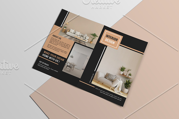 Interior Design Brochure - V899 in Brochure Templates - product preview 1