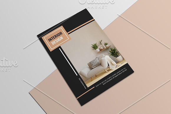 Interior Design Brochure - V899 in Brochure Templates - product preview 4