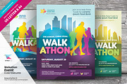 Walkathon Event Flyer Templates