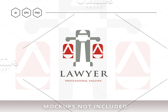 Lawyer Logo in Logo Templates - product preview 3