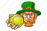 Leprechaun Holding Tennis Ball Sport