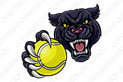 Black Panther Holding Tennis Ball Ma