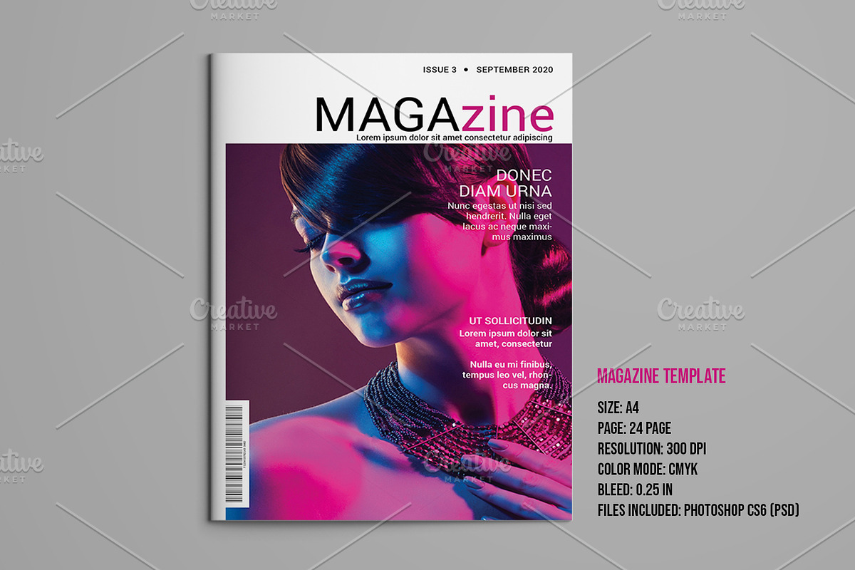 Magazine - Lookbook - V03 in Brochure Templates - product preview 8