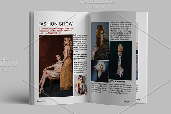 Magazine - Lookbook - V03 in Brochure Templates - product preview 6
