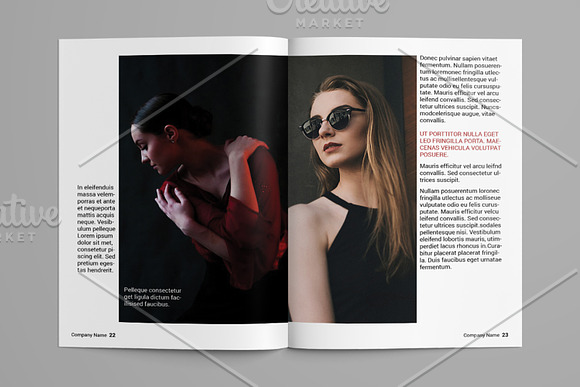 Magazine - Lookbook - V03 in Brochure Templates - product preview 11