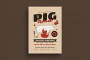 Pig Roast Event Flyer