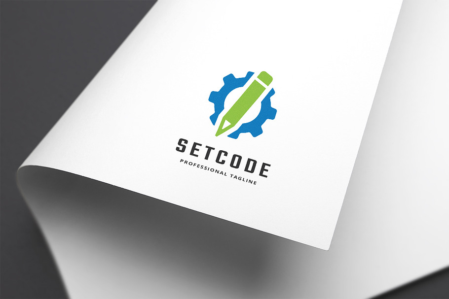 Set Code Logo in Logo Templates - product preview 8