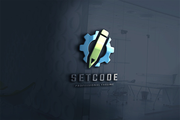 Set Code Logo in Logo Templates - product preview 1