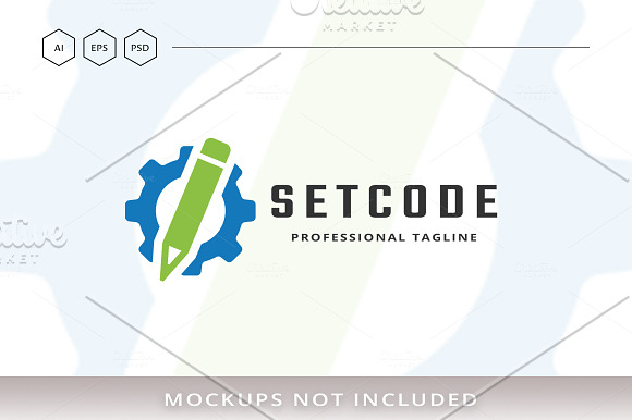 Set Code Logo in Logo Templates - product preview 4