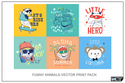 FUNNY ANIMALS VECTOR PACK