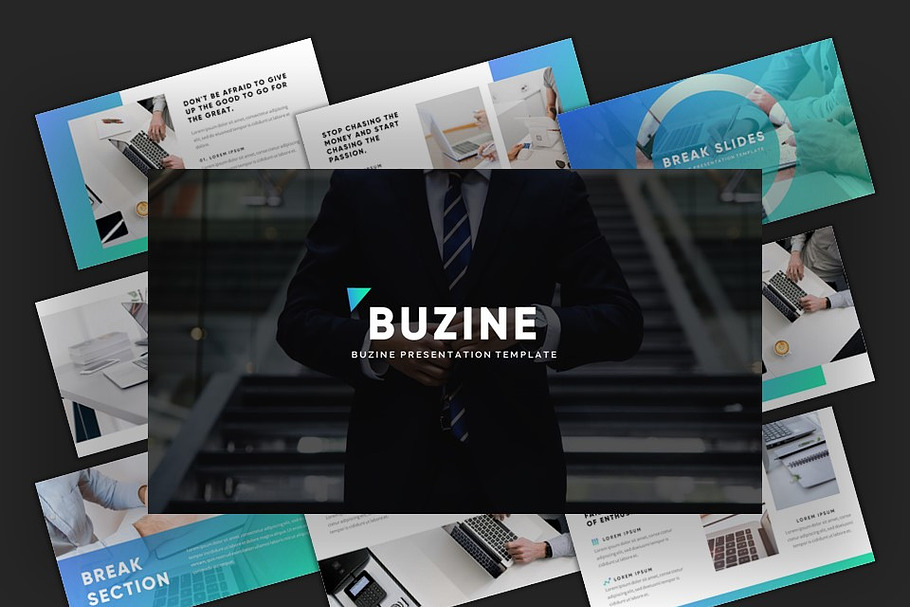 Buzine Business Office Google Slides