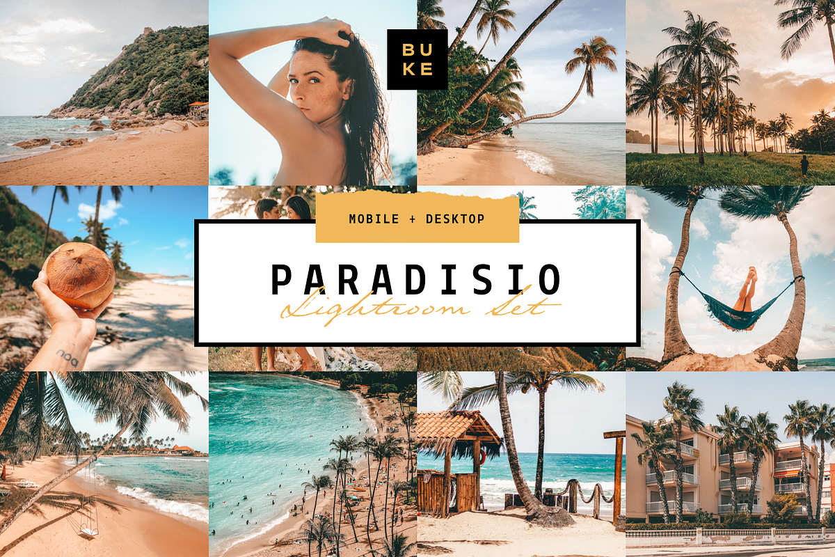 Paradisio 8 Lightroom Presets Bundle in Add-Ons - product preview 8