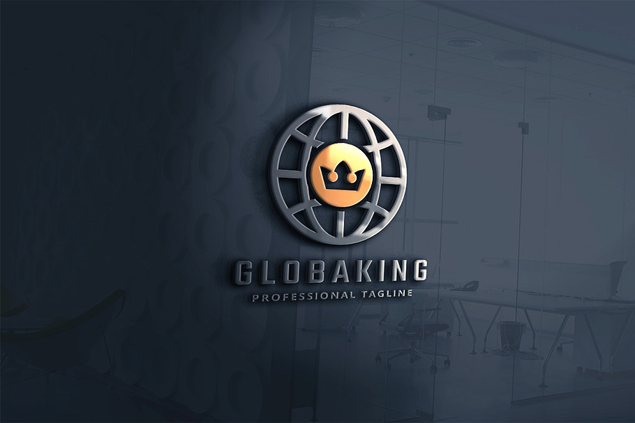 Global King Logo in Logo Templates - product preview 8