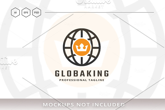 Global King Logo in Logo Templates - product preview 3