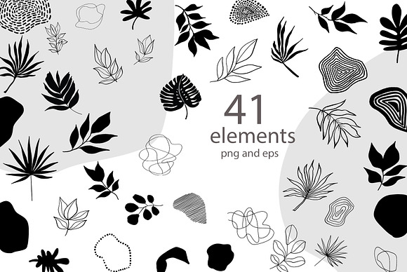 Abstract Botanical Patterns in Patterns - product preview 3