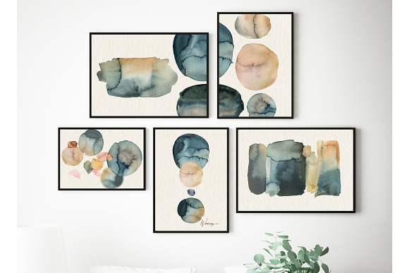 Abstract Watercolor Splotches PNG in Illustrations - product preview 3