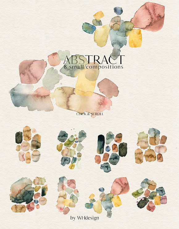 Abstract Watercolor Splotches PNG in Illustrations - product preview 8