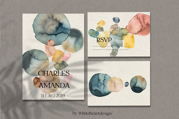 Abstract Watercolor Splotches PNG in Illustrations - product preview 13