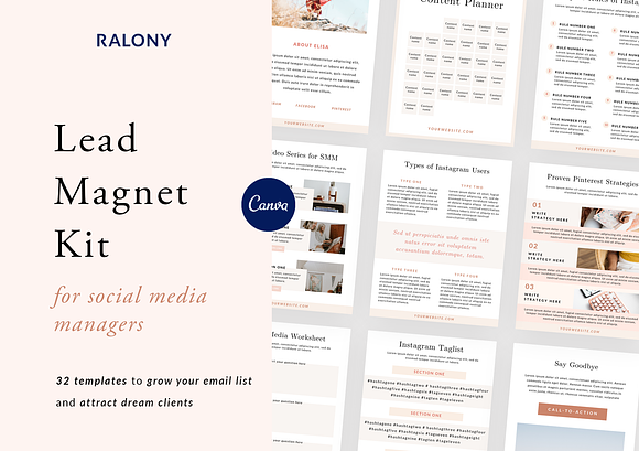Lead Magnet for Social Media Manager in Email Templates - product preview 10