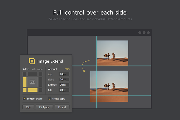 Image Extend - Clip & Expand Kit in Add-Ons - product preview 2