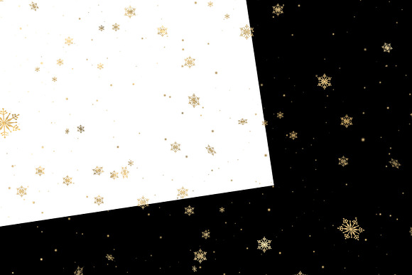 Seamless Snowflake Overlays in Illustrations - product preview 1