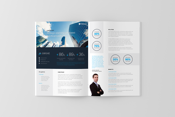 Case Study Flyer Template in Flyer Templates - product preview 1