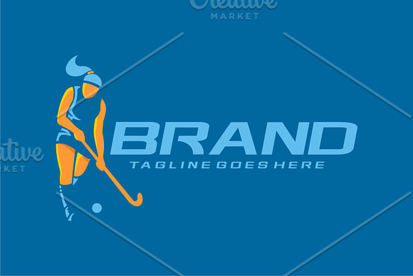 Hockey Sport in Logo Templates - product preview 2