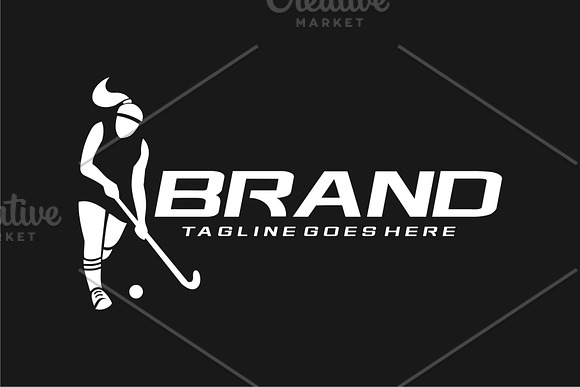 Hockey Sport in Logo Templates - product preview 3