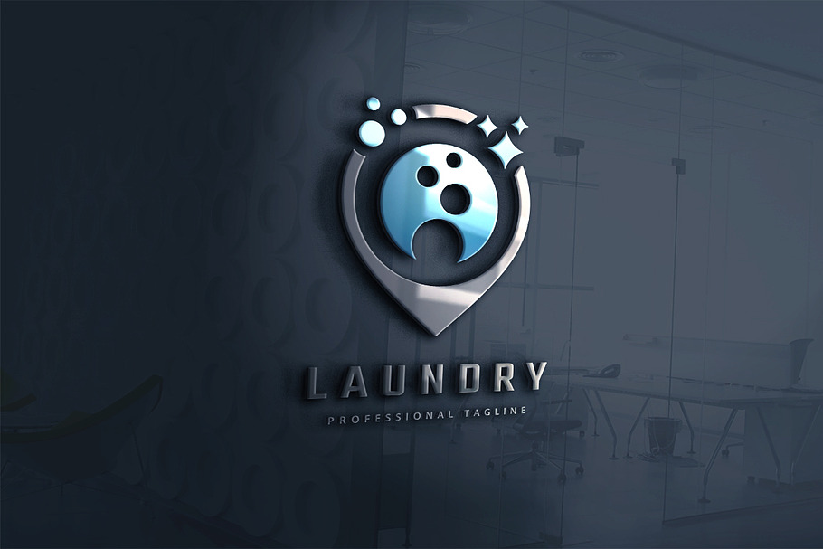 Laundry Logo in Logo Templates - product preview 8