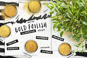 80 AI Gold Foil Swatches + EXTRAS