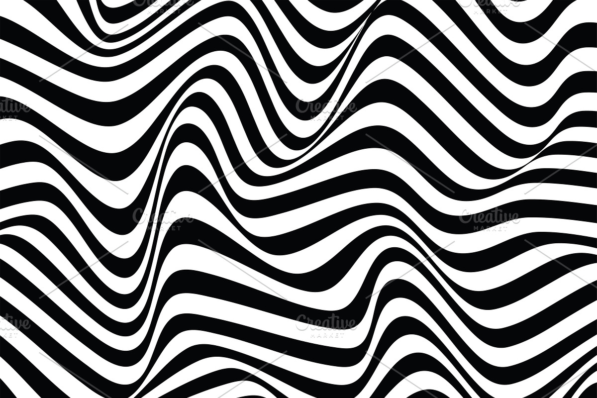 wavy line optical illusion in Patterns - product preview 8