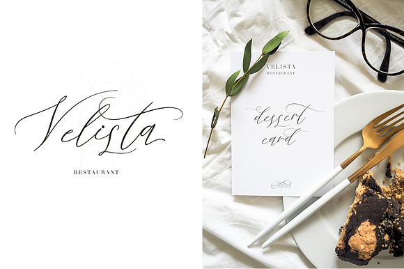 Beauty Flowers in Script Fonts - product preview 3