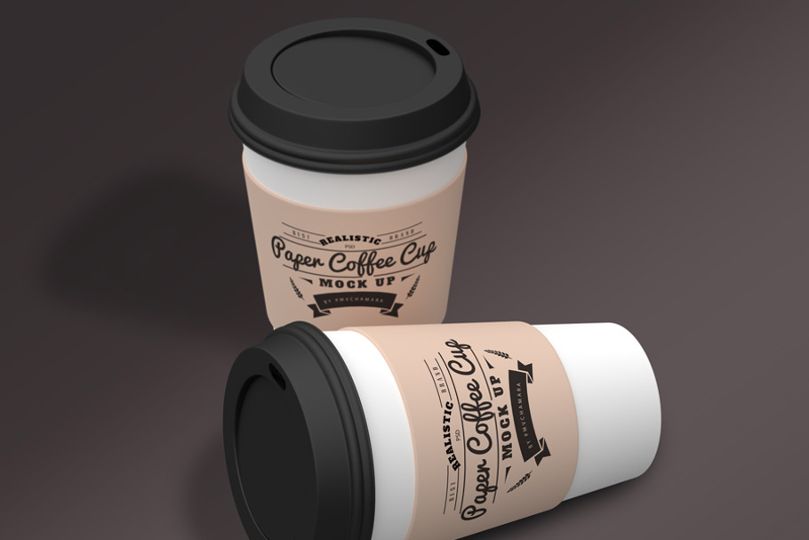 Paper Coffee Cup Mock-Ups in Product Mockups - product preview 8