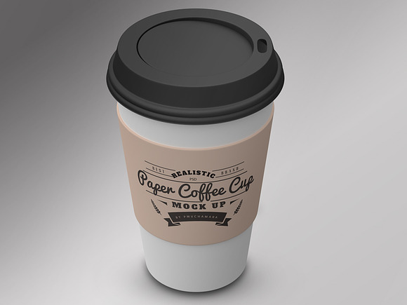 Paper Coffee Cup Mock-Ups in Product Mockups - product preview 1