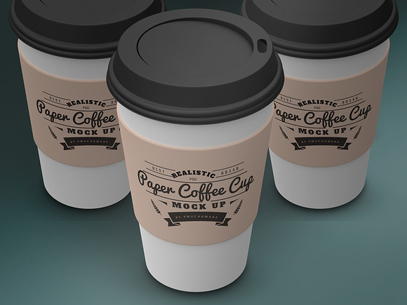Paper Coffee Cup Mock-Ups in Product Mockups - product preview 2