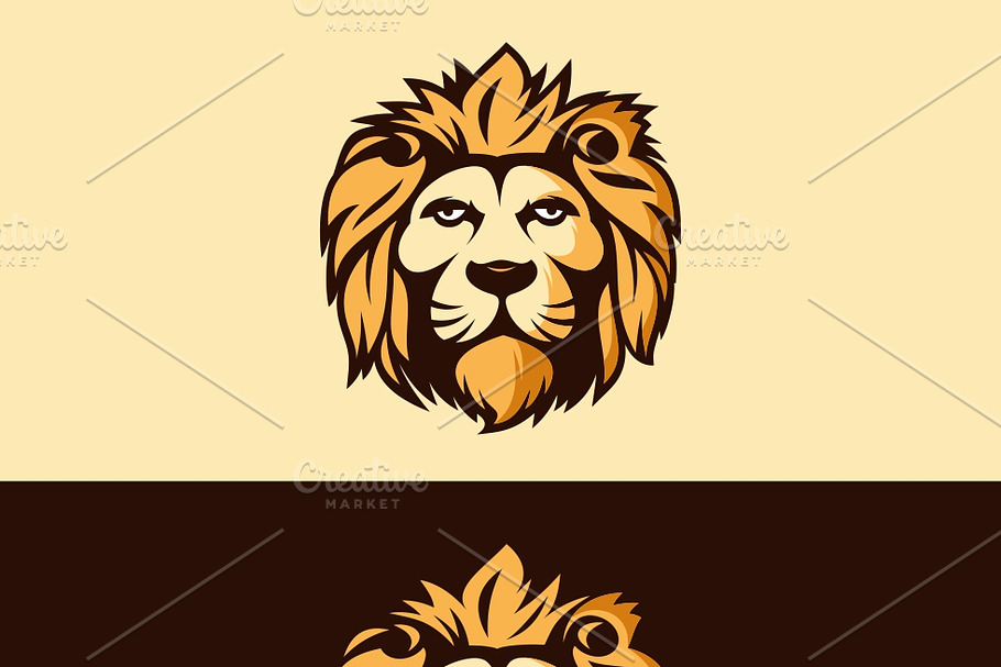 Lion head in Illustrations - product preview 8