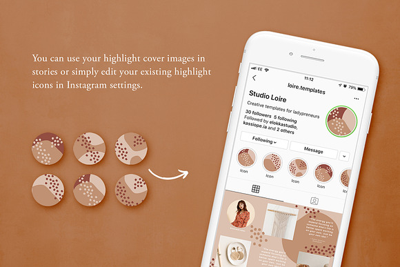 Karlie Instagram puzzle & highlights in Instagram Templates - product preview 8