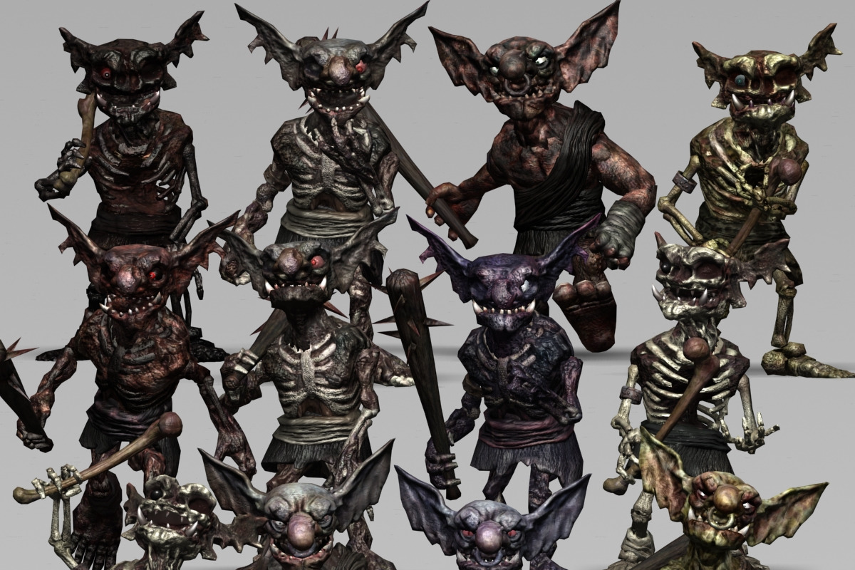 3DRT - Undead Goblins modular kit in Fantasy - product preview 8