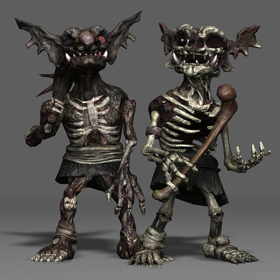 3DRT - Undead Goblins modular kit in Fantasy - product preview 3