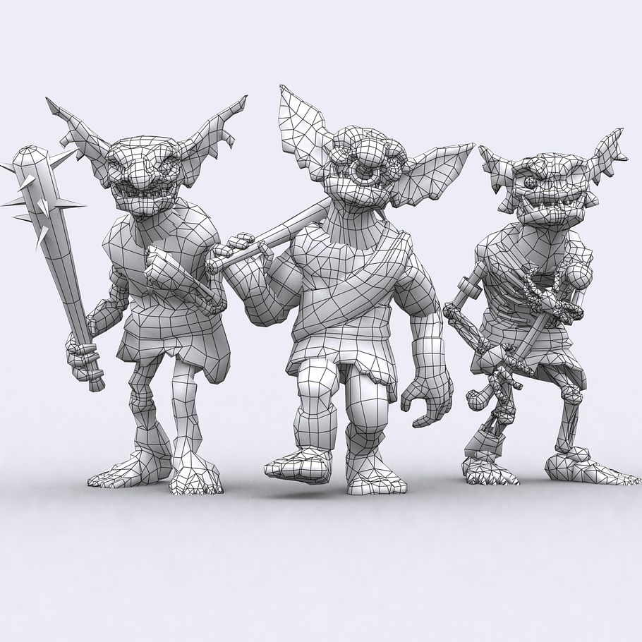 3DRT - Undead Goblins modular kit in Fantasy - product preview 14