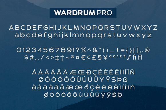 Wardrum PRO Sans Serif in Sans-Serif Fonts - product preview 3