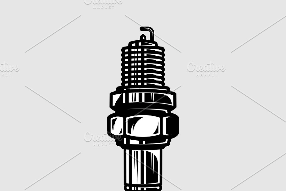 Sparkplug vector set in Objects - product preview 8