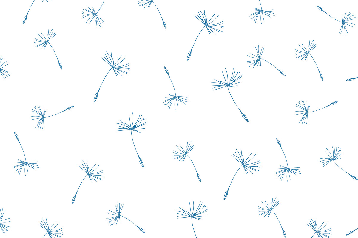 Dandelion seamless pattern in Patterns - product preview 8
