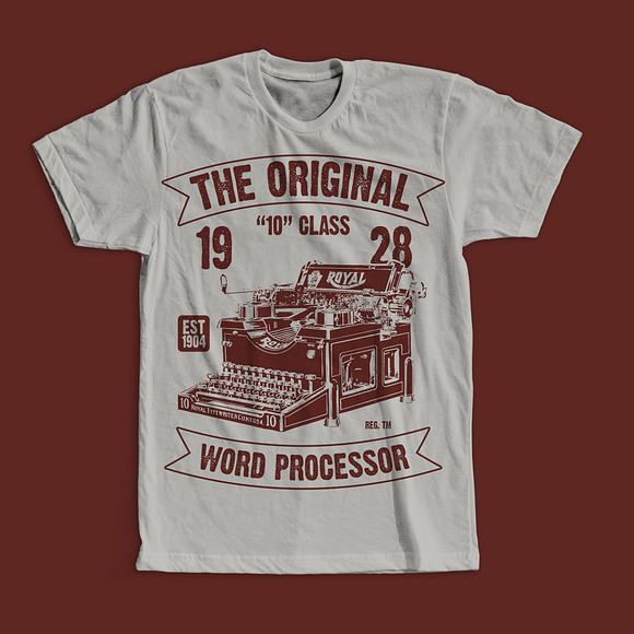 100 Retro Vintage T-Shirt Designs 2 in Illustrations - product preview 17